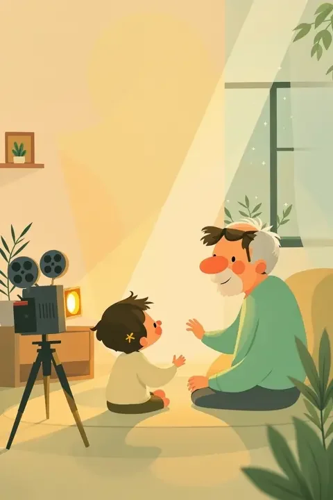 爷爷的放映机海报
